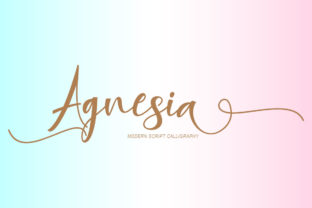 Agnesia: A Soft Script Handwritten Font for Web Design