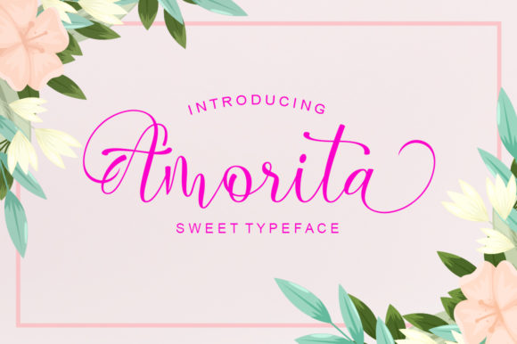 Amorita: A Modern Calligraphic Script Font for Branding