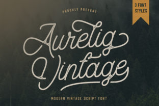 Aurelig Vintage Typeface for Modern Branding