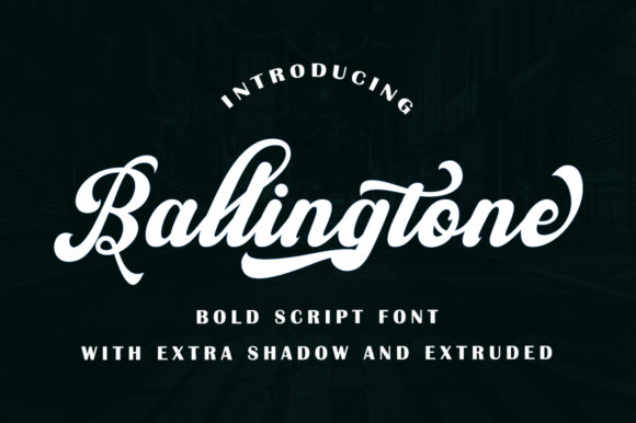 Ballingtone: A Timeless Script Font for Makers