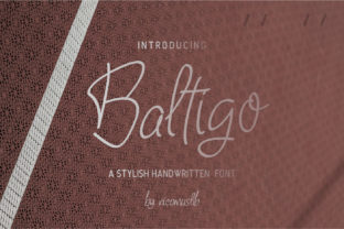 Baltigo: The Perfect Script Handwritten Font for Crafters