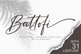Battofi: The Modern Script Typeface for Campaigns