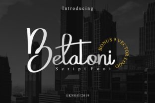 Belatoni: A Light Script Font for Elegant Branding