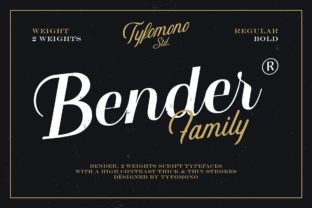 Bender Typeface for Modern Web Design