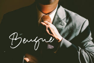 Bensue: A Sophisticated Script Font for Editorial Design