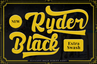 Black Ryder Font for Bold Web Branding