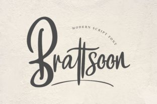 Brattsoon: The Perfect Script Font for Crafters
