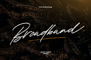 Broadband Font: The Ultimate Script for Elegant Design