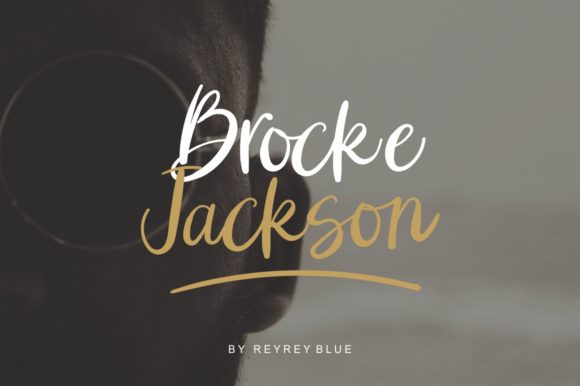Brocke Jackson Font: Elegant Script for Designers