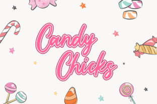 Candy Chicks Font Review: A Playful Script for Designers