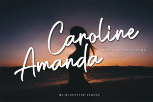 Caroline Amanda: A Sweet Script Typeface for Web