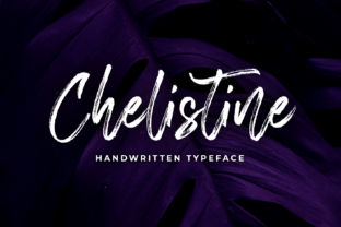 Chelistine: A Modern Script Font for Branding