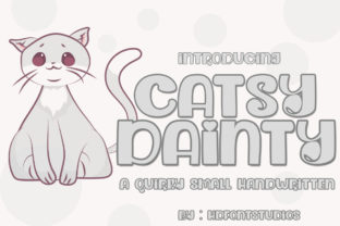 Dainty Catsy Font for Small Business Branding