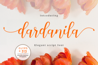 Dardanila: A Soft Script Typeface for Branding