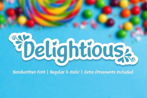 Delightious Font for Small Business Branding