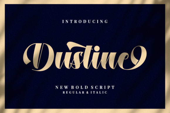 Dustine Font: Bold Script for Web Design