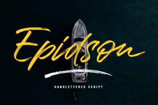 Epidson: A Bold Script Handwritten Font for Web Design