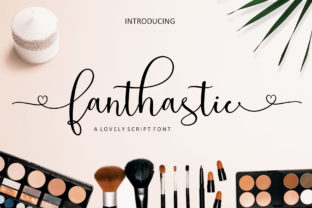 Fanthastic: A Soft Script Typeface for Editorial Design