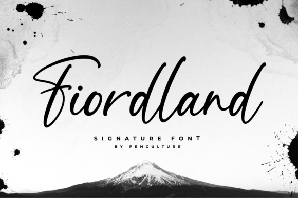 Fiordland Typeface for Editorial Design