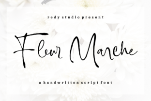 Fleur Marche: Authentic Script Handwritten Fonts for Campaigns