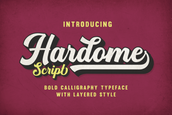 Hardome: The Script Font That Elevates Campaign Visuals