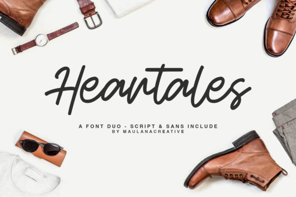 Heartales Font for Authentic Small Business Branding