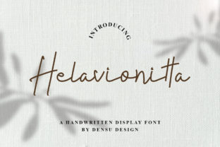 Helavionitta Font Review: A Classy Handwritten Script