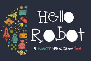 Hello Robot Typeface for Playful DIY Designs