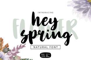 Hey Spring: A Script Handwritten Font for Digital Campaigns