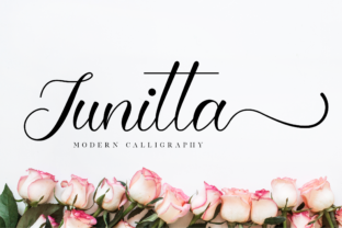 Junitta: A Modern Script Font for Branding