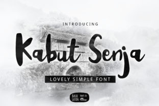 Kabut Senja: A Handwritten Font for Editorial Design