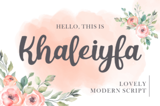 Khaleiyfa Typeface for Editorial Design