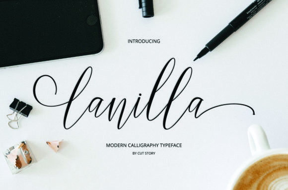 Lanilla: A Modern Script Font for Elegant Editorial Design