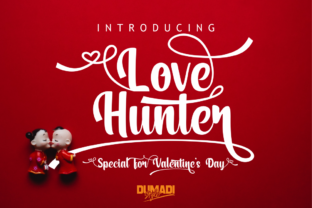 Love Hunter: A Romantic Script Font for Makers