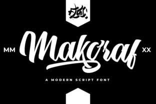 Makgraf: The Handwritten Typeface for Bold Campaigns