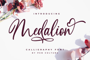 Medalion: A Modern Script Typeface for Branding