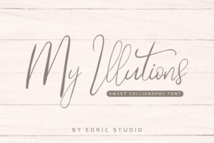 My Illutions Font for Editorial Design