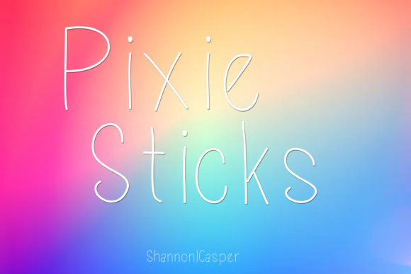 Pixie Sticks Font Review for Brand Designers