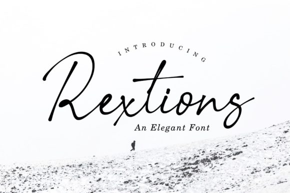 Rextions Font: Elevating Web Design with Authentic Script