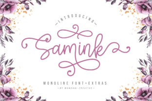 Samink: A Luxurious Script Font for Makers