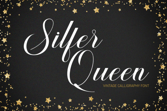 Silfer Queen: A Vintage Calligraphy Typeface for Elegant Editorial Design