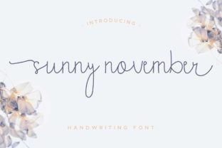 Sunny November: A Playful Script Font for Web Design
