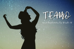 Teamo: A Sweet Script Handwritten Font for Editorial Charm