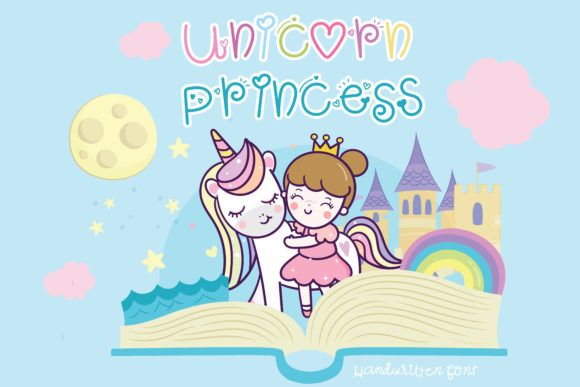 Unicorn Princess Font Review for Brand Designers