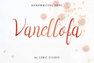 Vanellofa: A Spring-Inspired Script Font for Editors