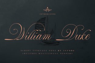 William Duke: A Luxurious Script Font for Makers